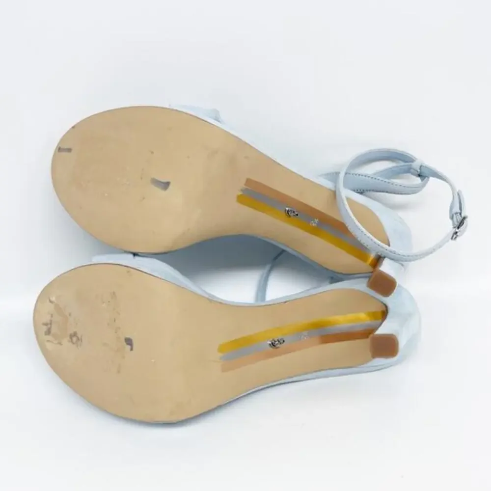 Sam Edelman Women's Jade‎ Ankle Strap Heel Riveria Blue Size 8.5M